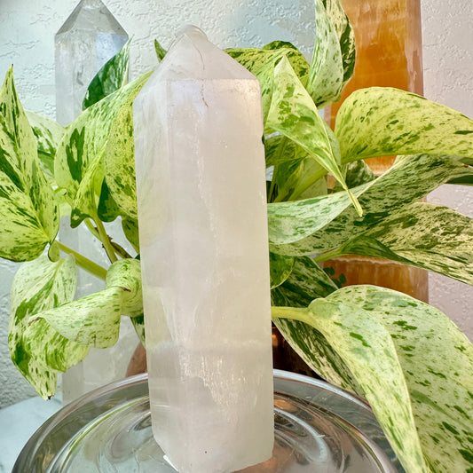 Pale Pink Calcite Towers — 4.1 to 4.8 inch (Imperfect)
Emotional Healing | Compassion | Heart Awakening