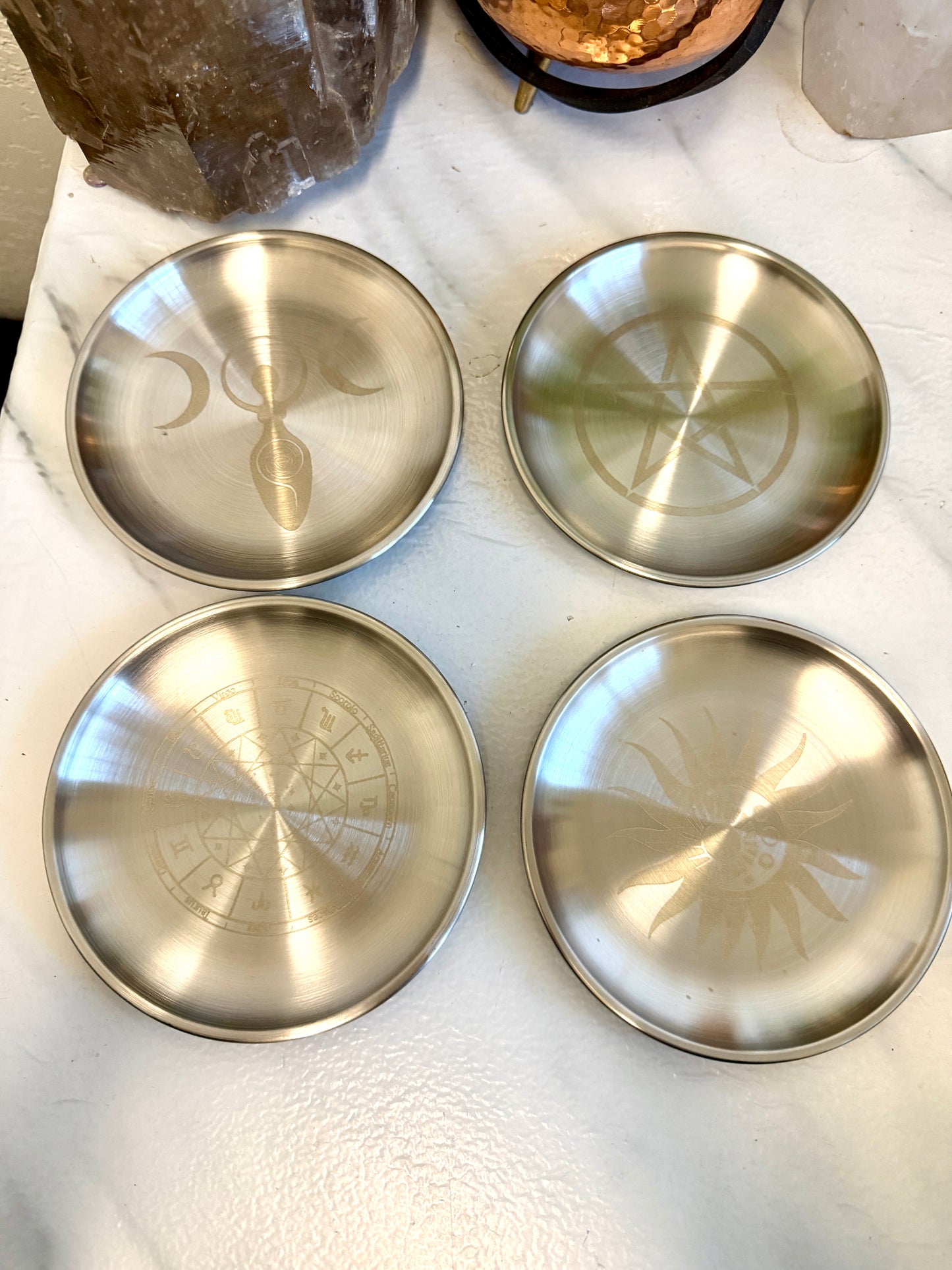Metaphysical Plates - Katie's Mystic Crystals
