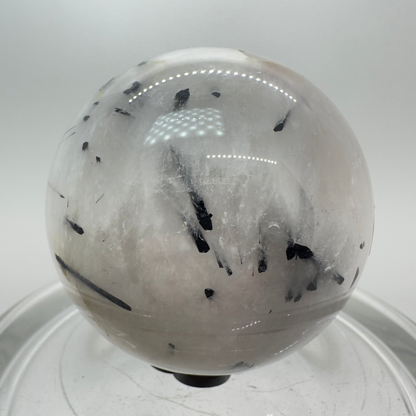 68mm Tourmaline in Quartz Sphere - Katie's Mystic Crystals