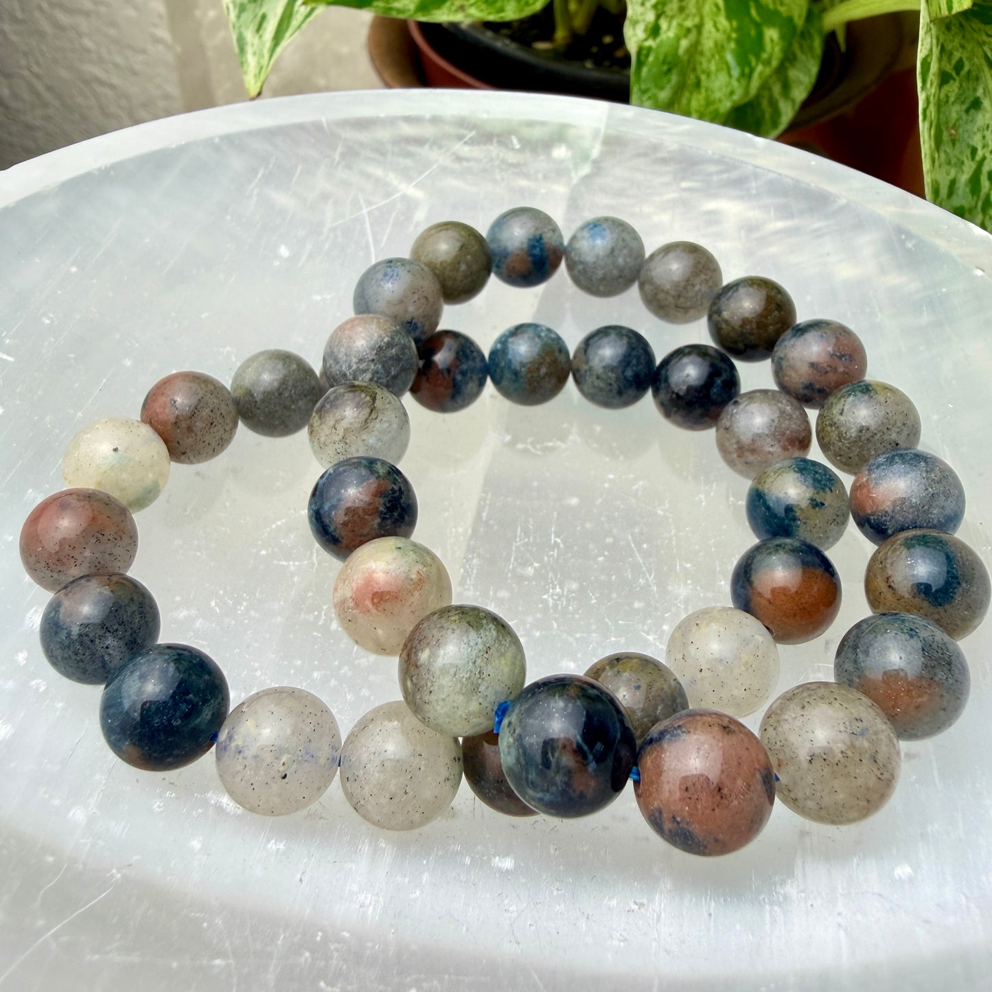 9–16mm Crystal Bead Bracelets – Genuine Gemstones