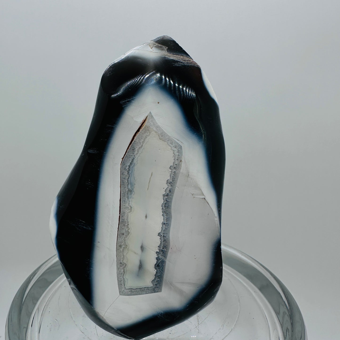 Orca Agate Flames