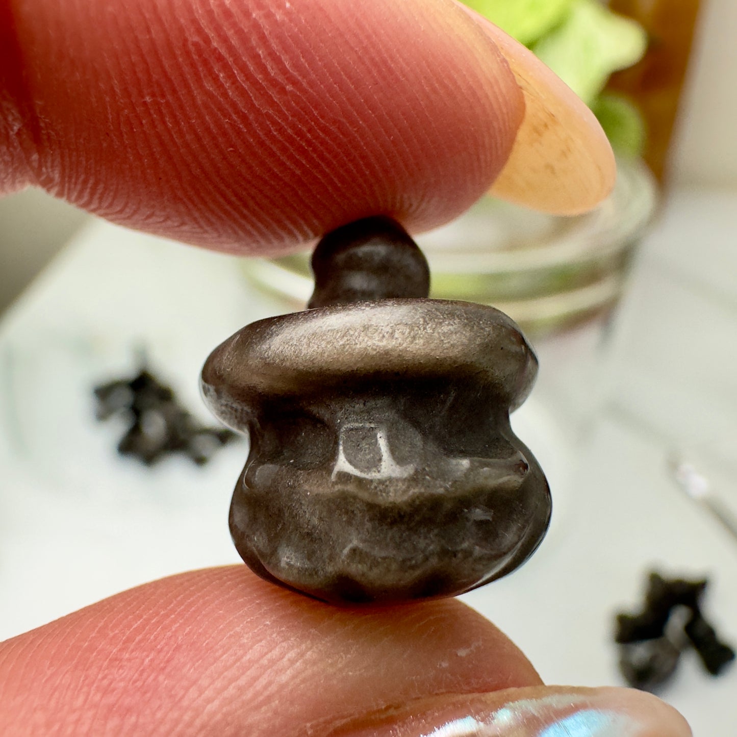 Obsidian Mini Spooky Carvings