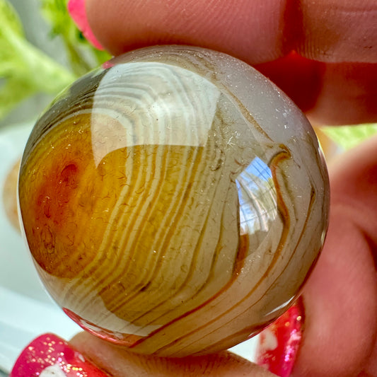 Sardonyx Sphere - Katie's Mystic Crystals