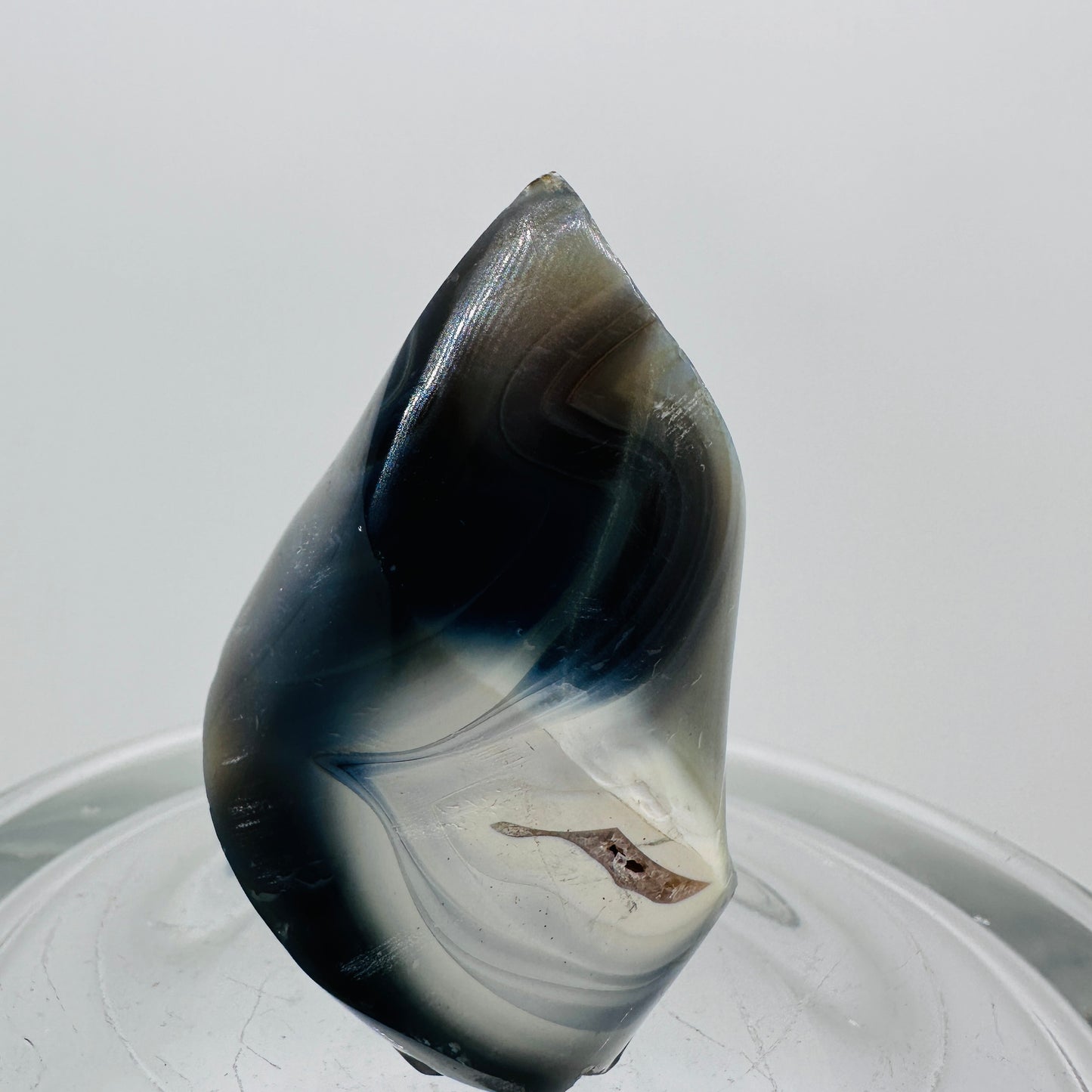 Orca Agate Flames