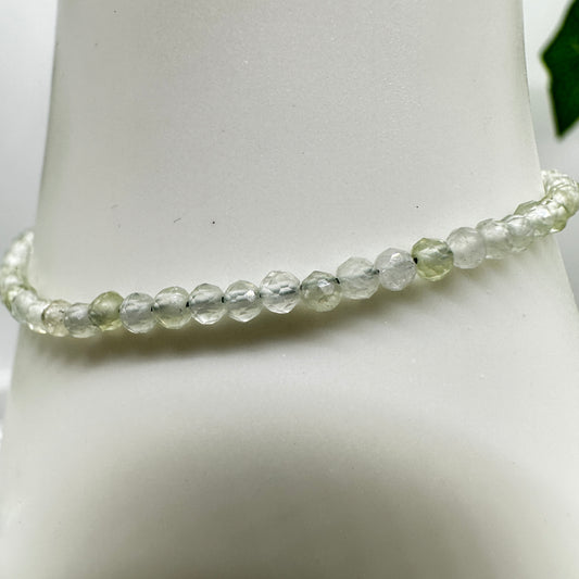 Minimalist Faceted Peridot Bracelet - Katie's Mystic Crystals