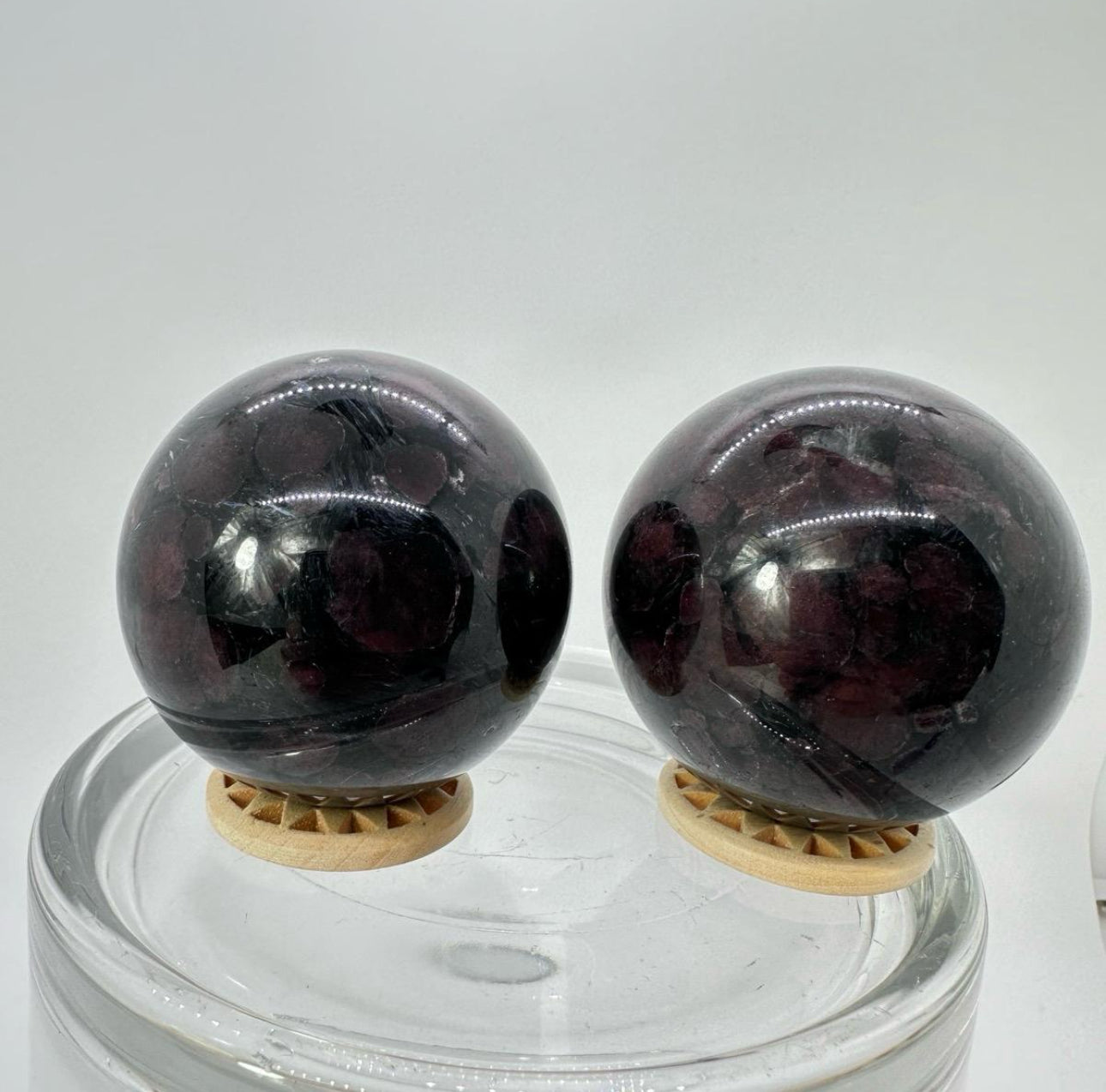 Garnet in Astrophyllite Sphere 55-56mm