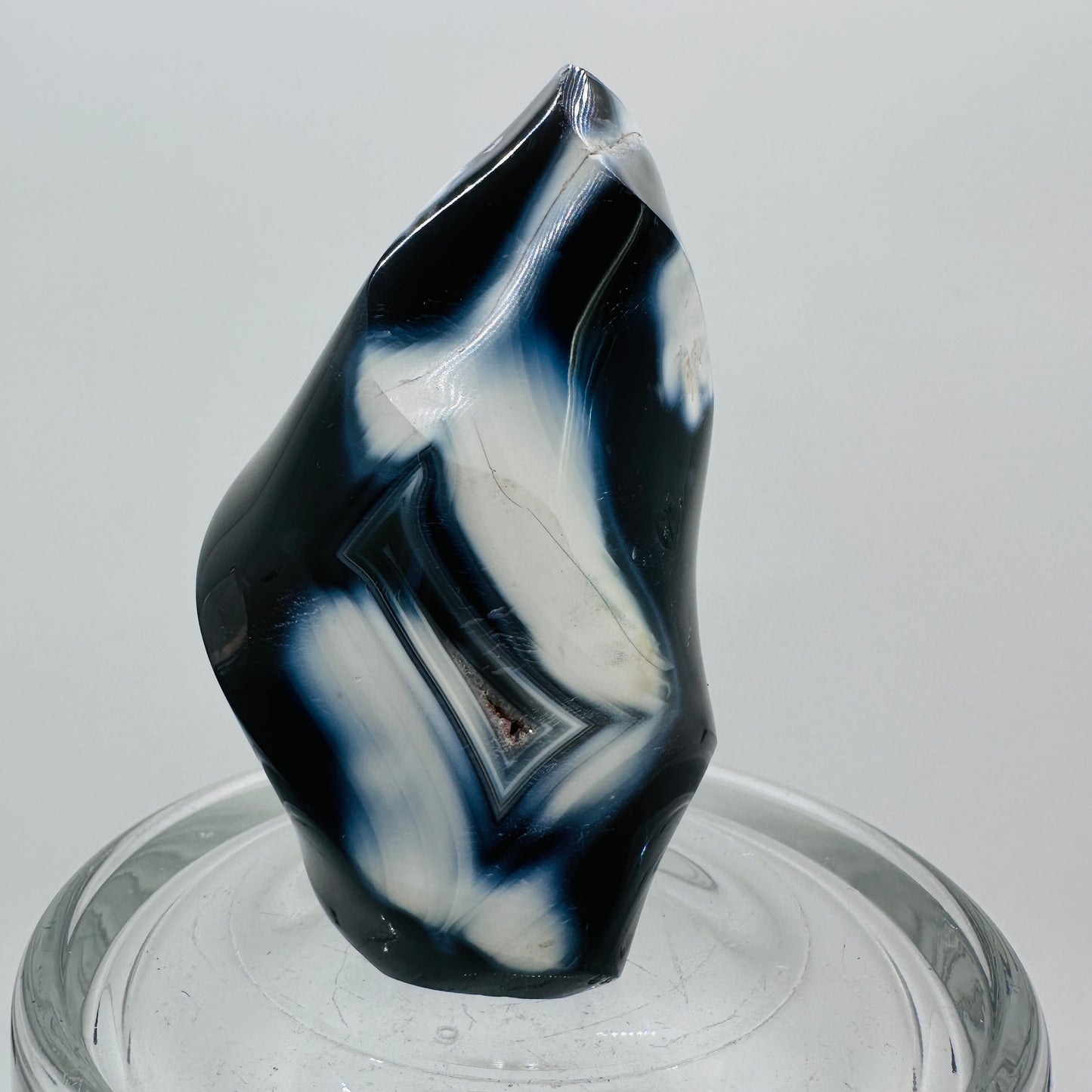 Orca Agate Flames