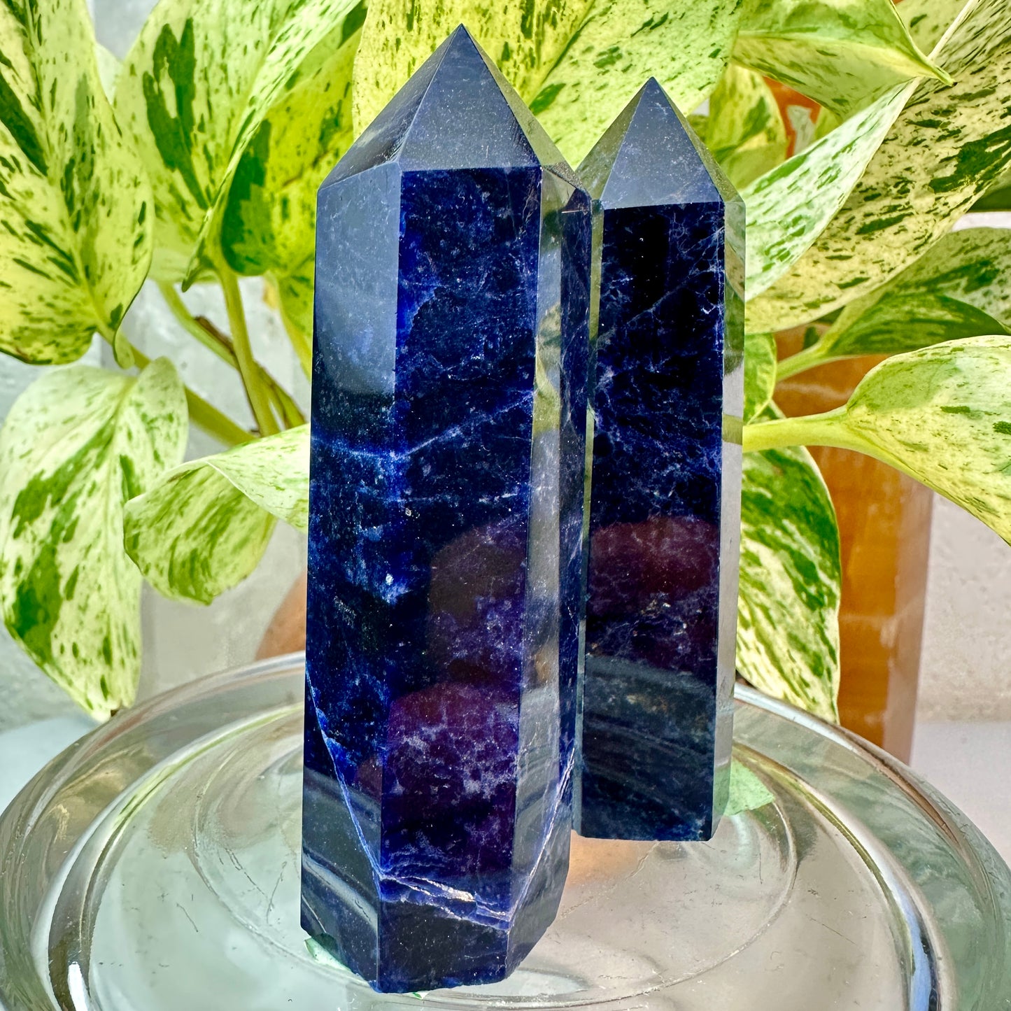 High Grade Sodalite Points — 3.4 inch
Truth | Intuition | Mental Clarity