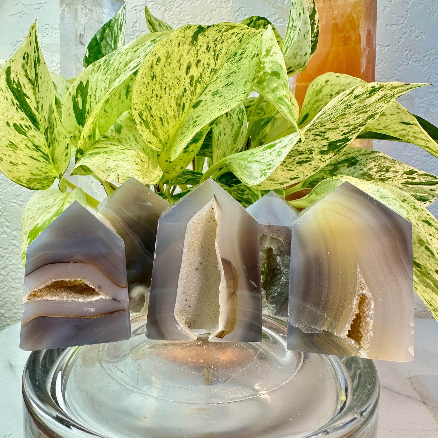 Agate Towers — 2 to 2.4 inch
Stability | Balance | Inner Peace
✨ Imperfect & Intuitively Chosen ✨