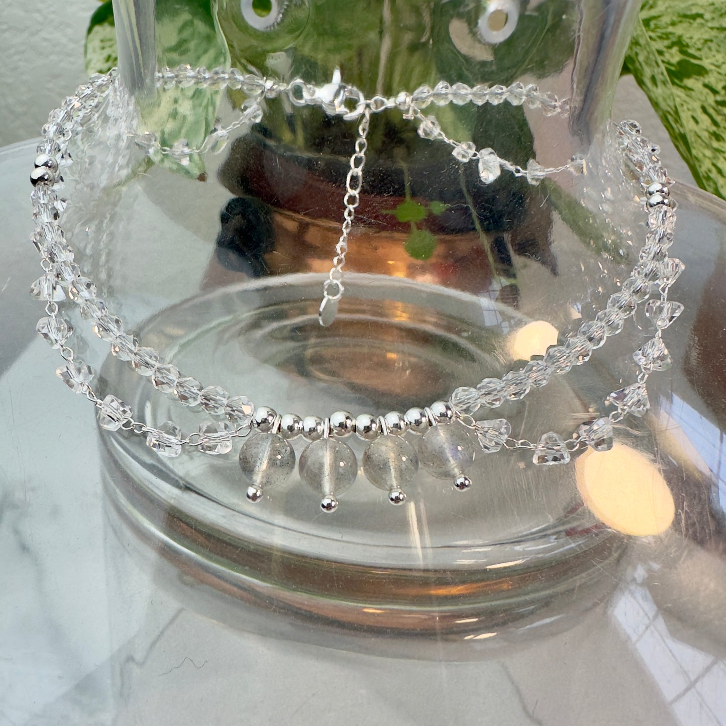 Whimsical Fairy Crystal Anklets — Adjustable | Choose Your Crystal