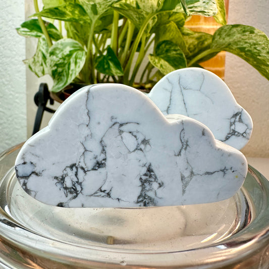 Soothing Howlite Clouds β 3 inch
Calm β’ Patience β’ Clarity