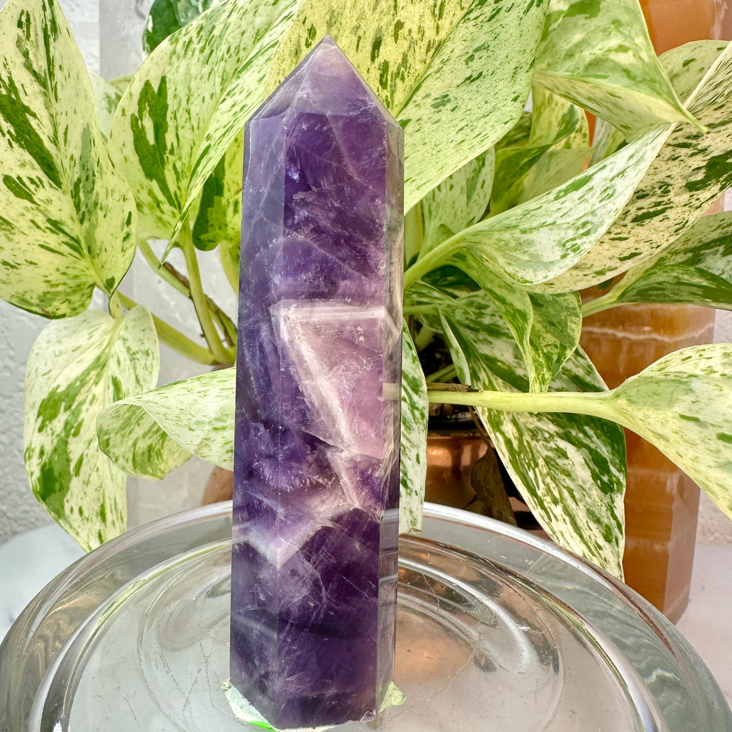 Set of 2 Amethyst Points — 3.1 & 3.9 inch
Spiritual Calm | Protection | Higher Awareness