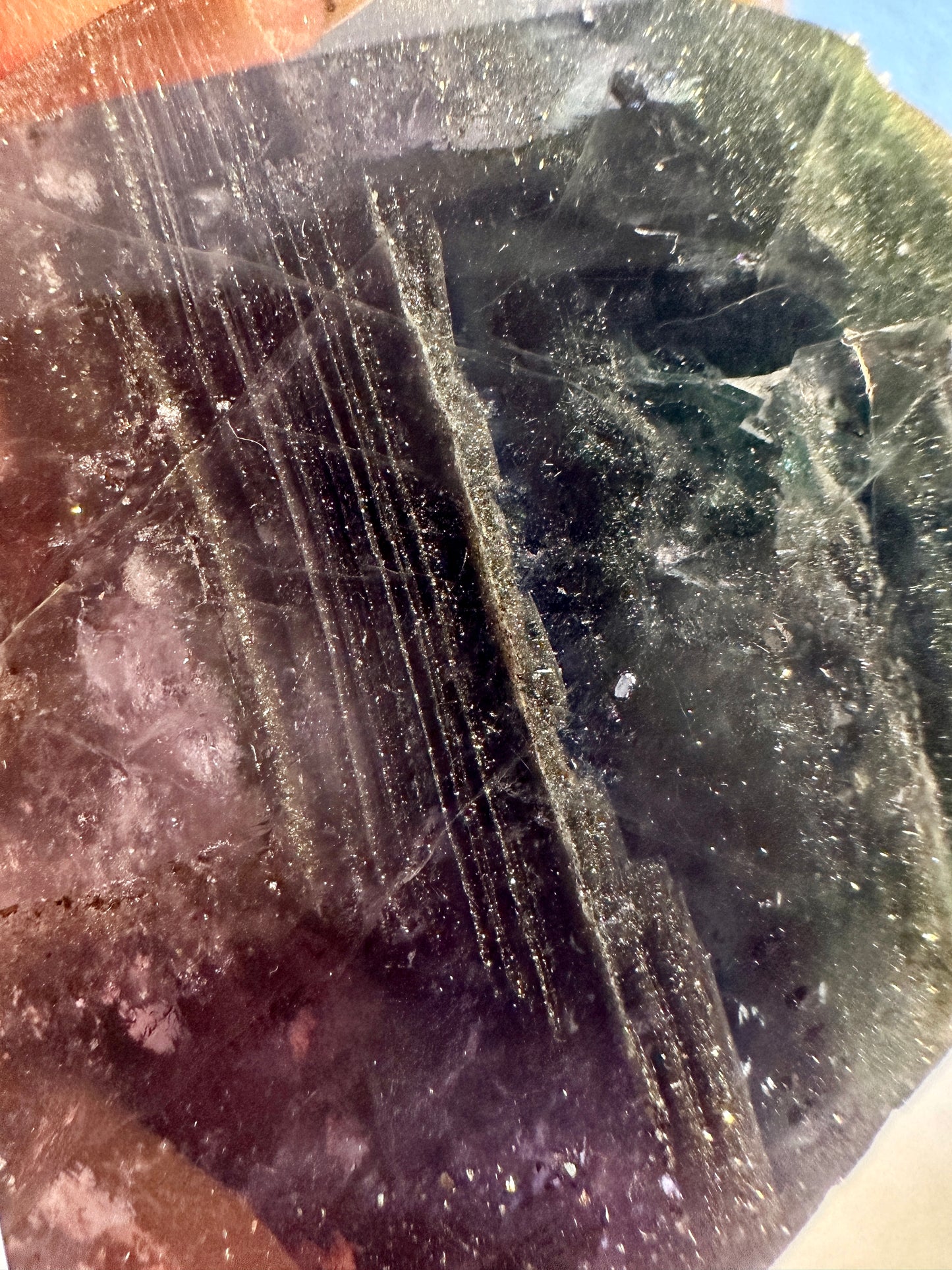 Pyrite in Fluorite Raw Edge Tower — D
2.3 in tall × 1.7 in wide × 0.9 in thick | 5 oz
Focus | Protection | Abundance Mindset - Katie's Mystic Crystals