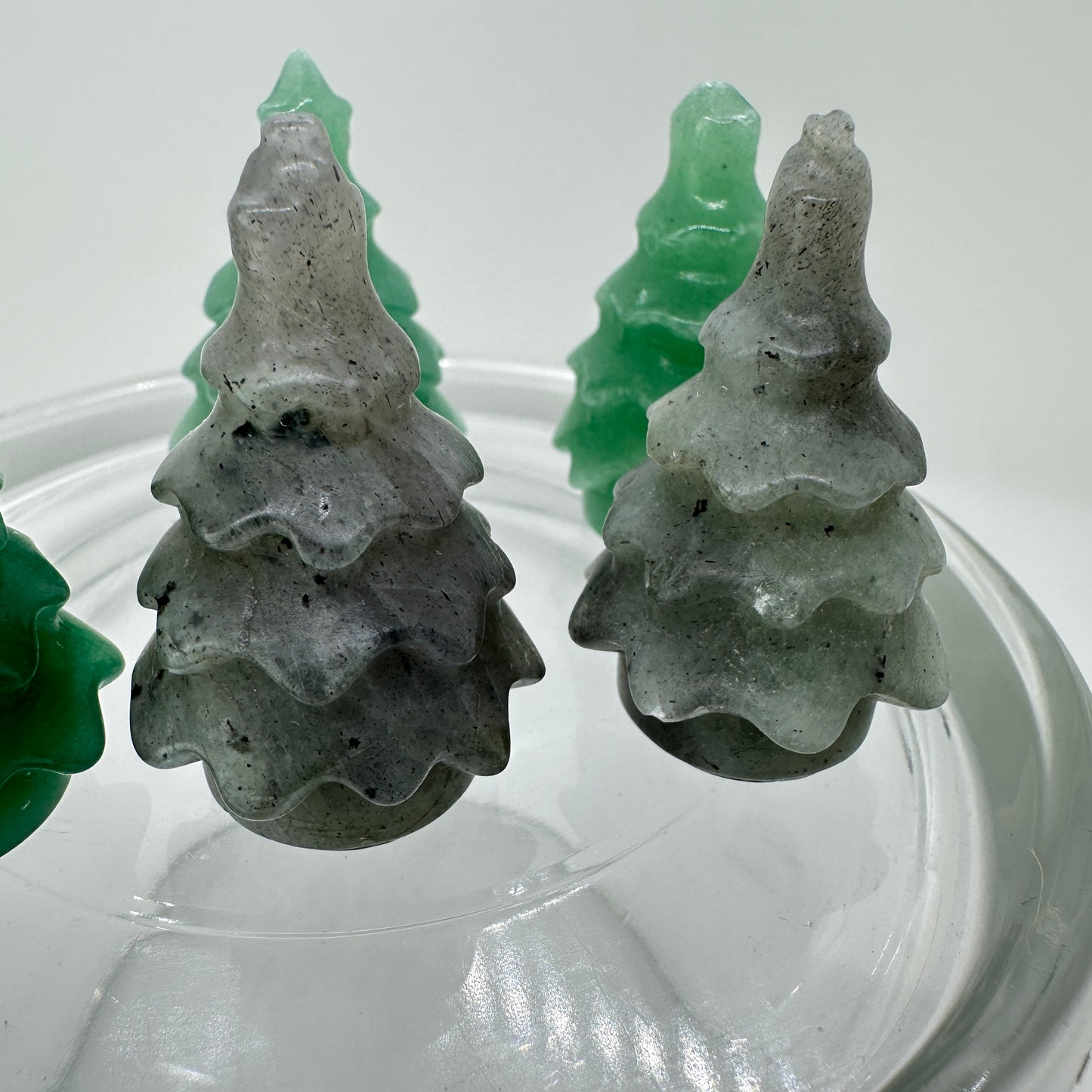 Small Christmas Tree Carvings - Katie's Mystic Crystals