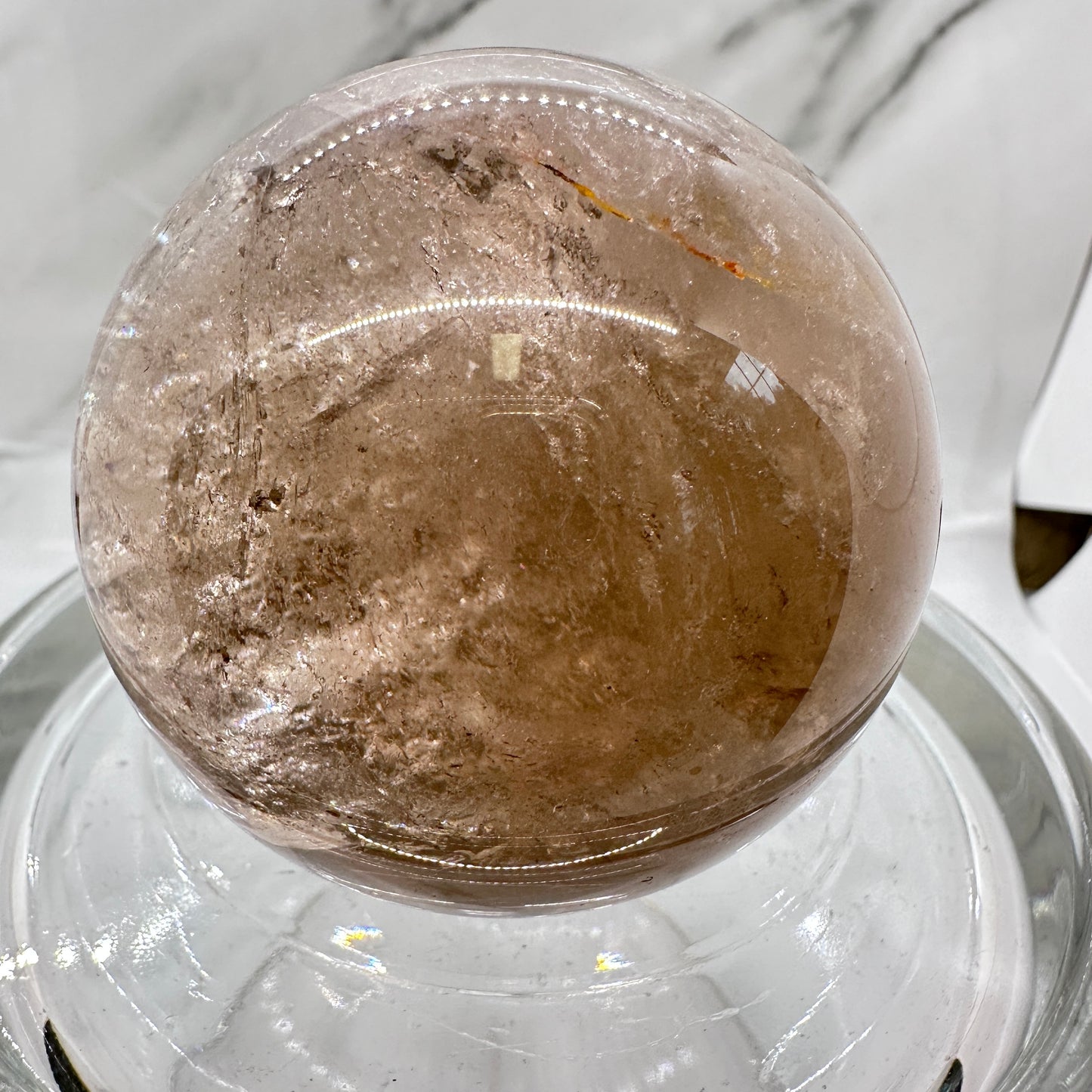65mm Smoky Quartz Sphere - Katie's Mystic Crystals