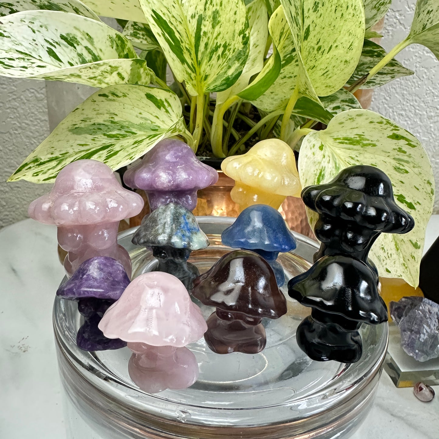 Crystal Mushroom Goddess