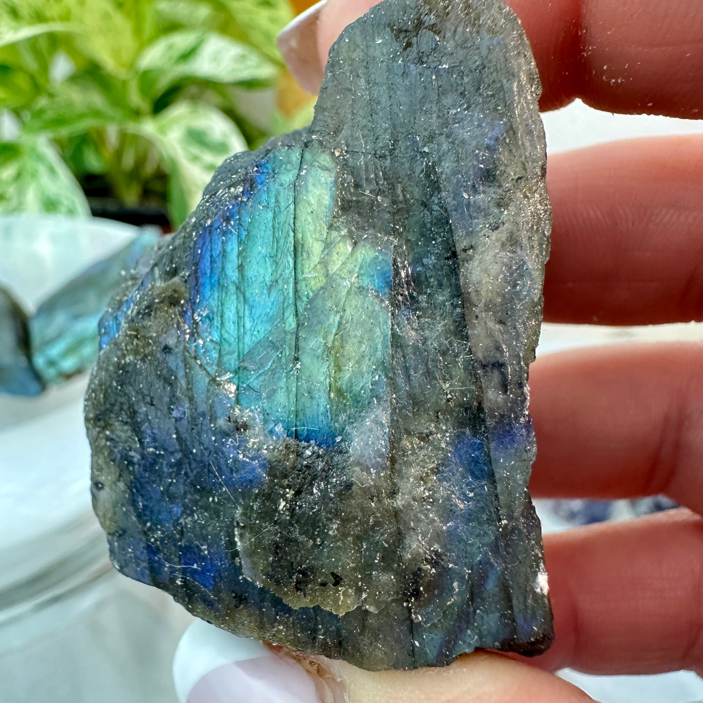 Raw Labradorite Chunks — 48–60 grams Each
Magic | Protection | Transformation
