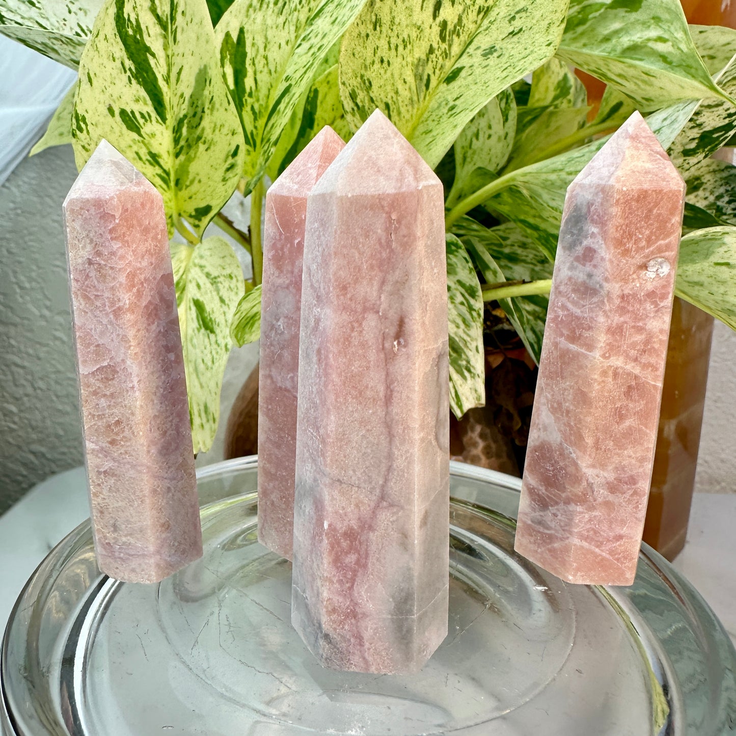 Pink Opal Points — 3 inch
Emotional Healing | Self-Love | Gentle Release