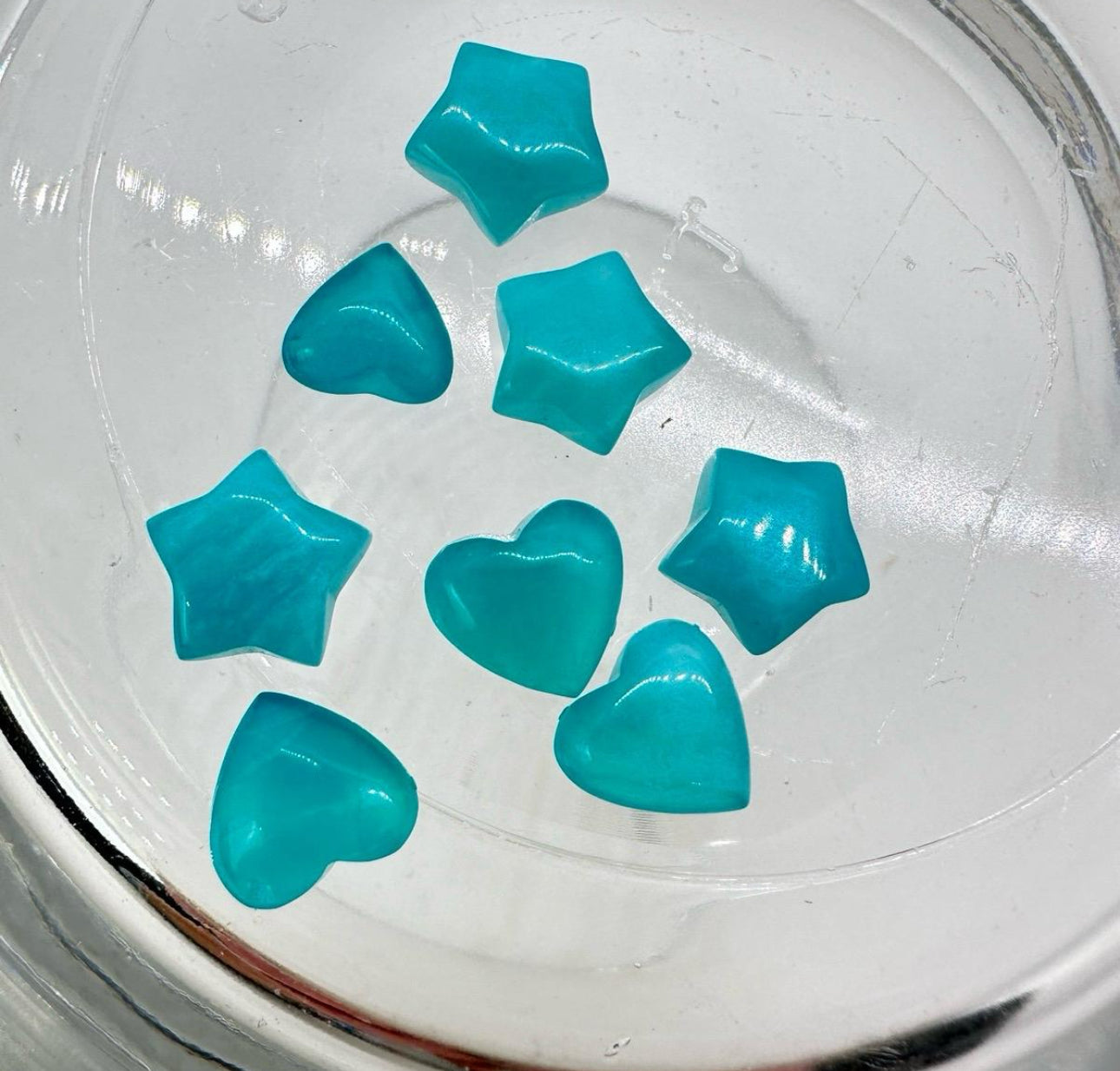 Micro Mini Amazonite Hearts and Stars