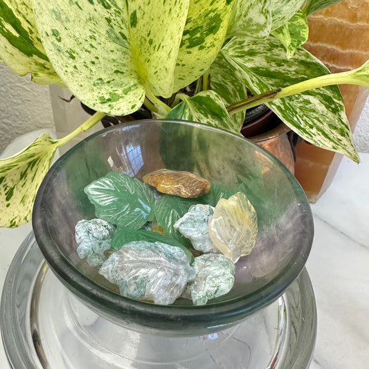 Mini Leaf Carvings - 1 Inch - Katie's Mystic Crystals