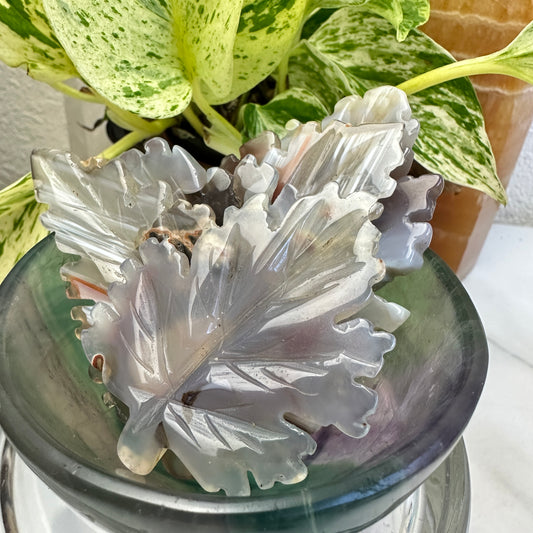 Agate Leaves - You Chose - Katie's Mystic Crystals