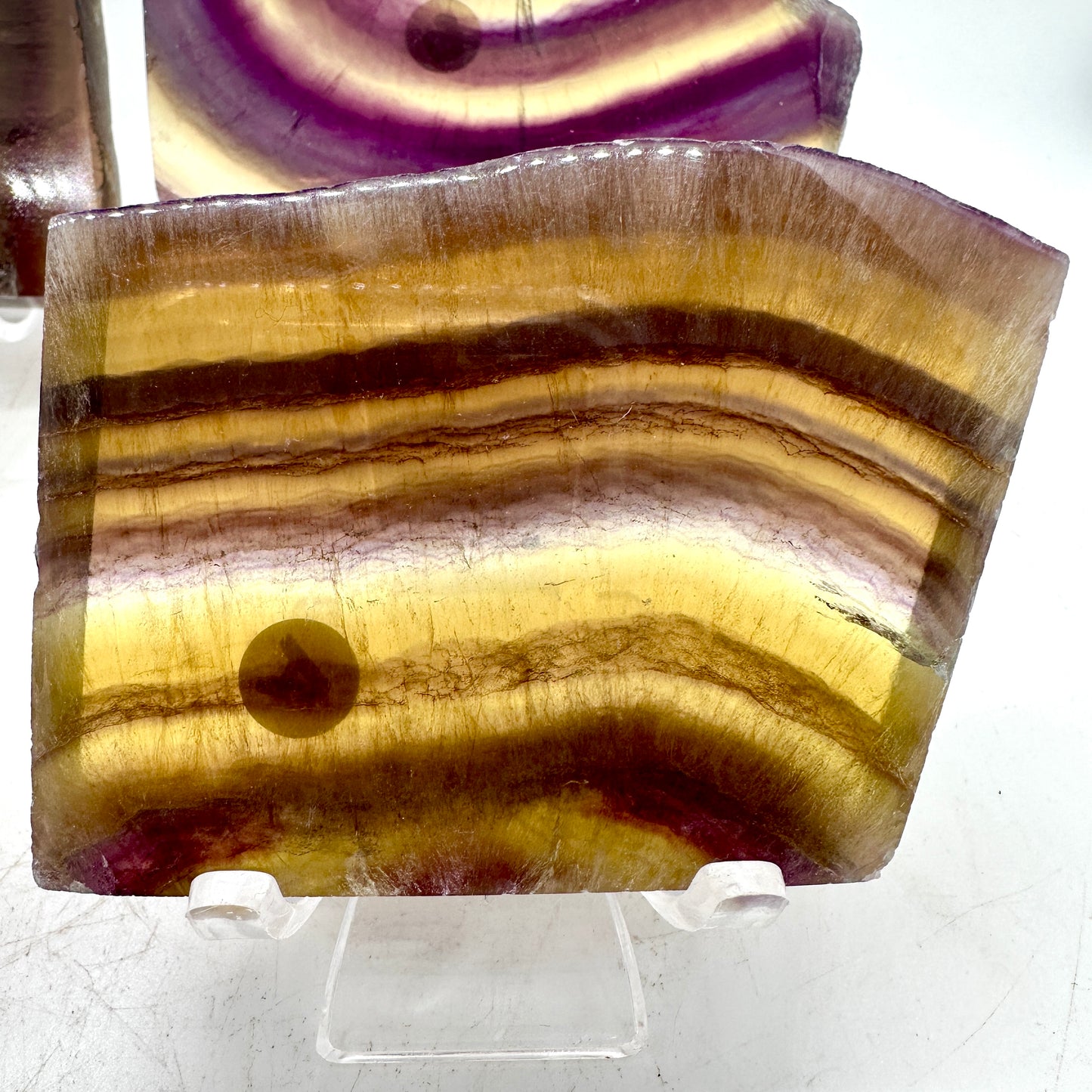 Candy Fluorite Slab - Katie's Mystic Crystals