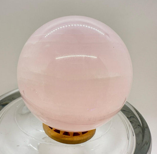 Mangano Calcite Sphere - UV Reactive