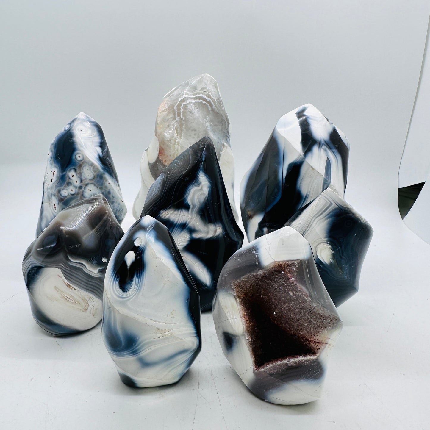 Orca Agate Flames