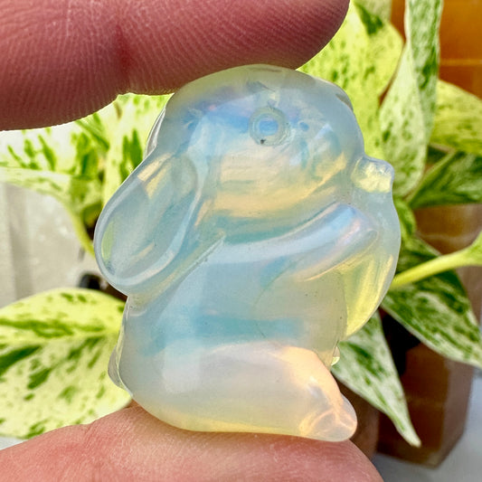 Adorable Opalite Bunny - Opalite is Man Made