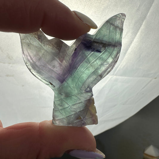 Fluorite Mermaid Tail - 2 inch - Katie's Mystic Crystals