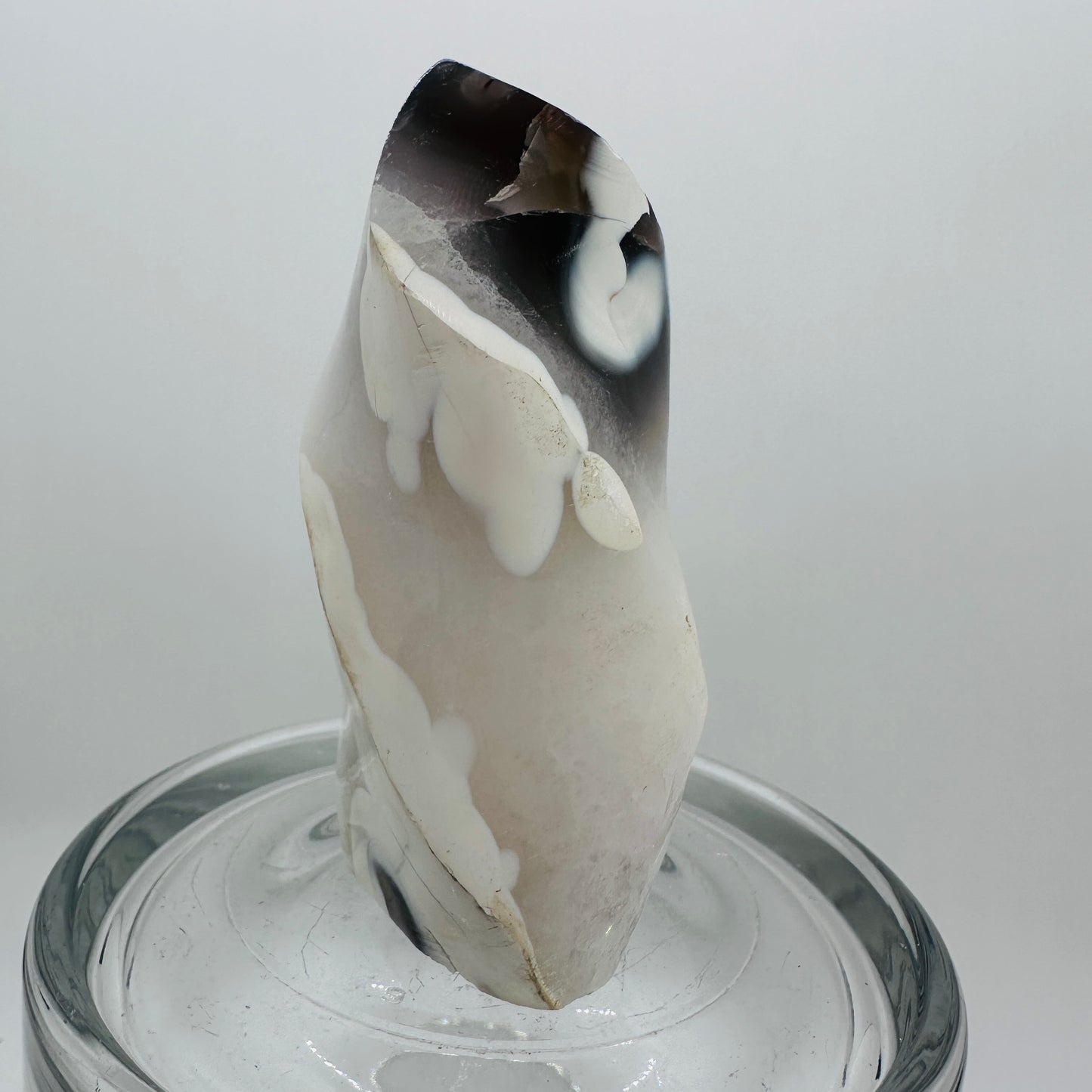 Orca Agate Flames