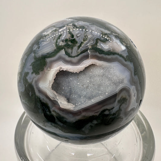 Moss Agate Spheres - Katie's Mystic Crystals