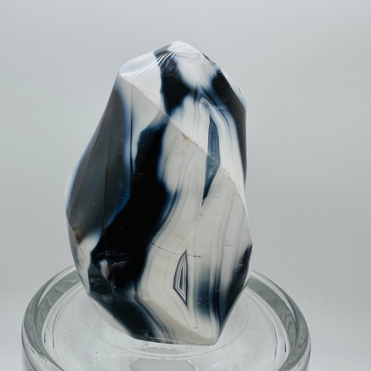Orca Agate Flames