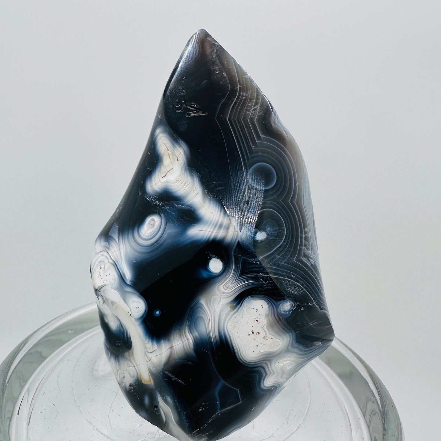 Orca Agate Flames