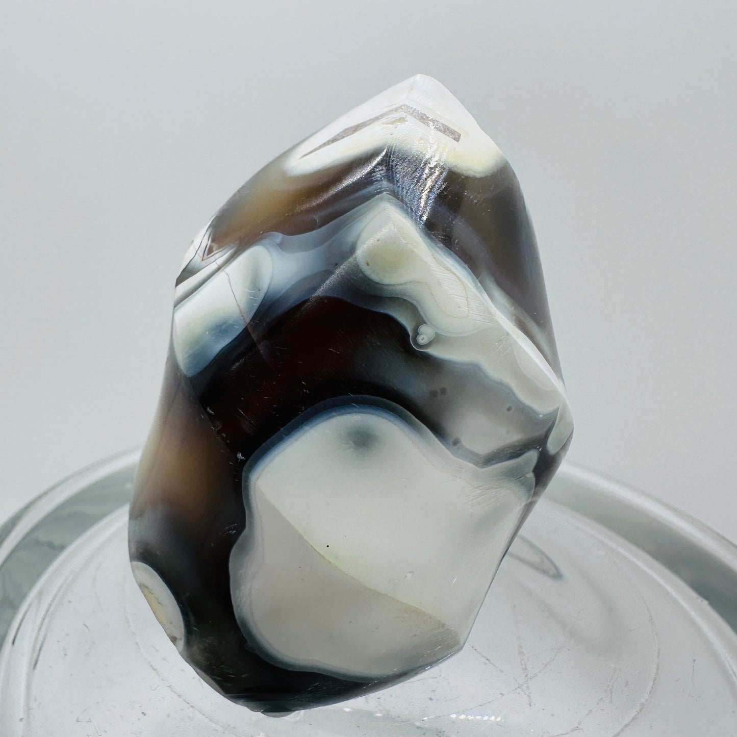 Orca Agate Flames