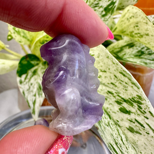 Mini Amethyst Dino