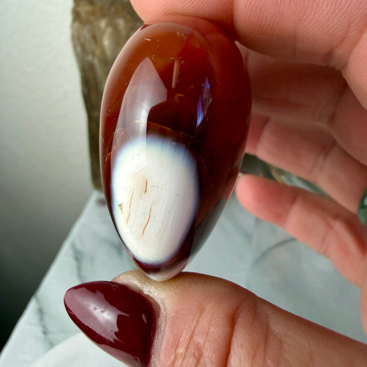 Orca Carnelian Heart