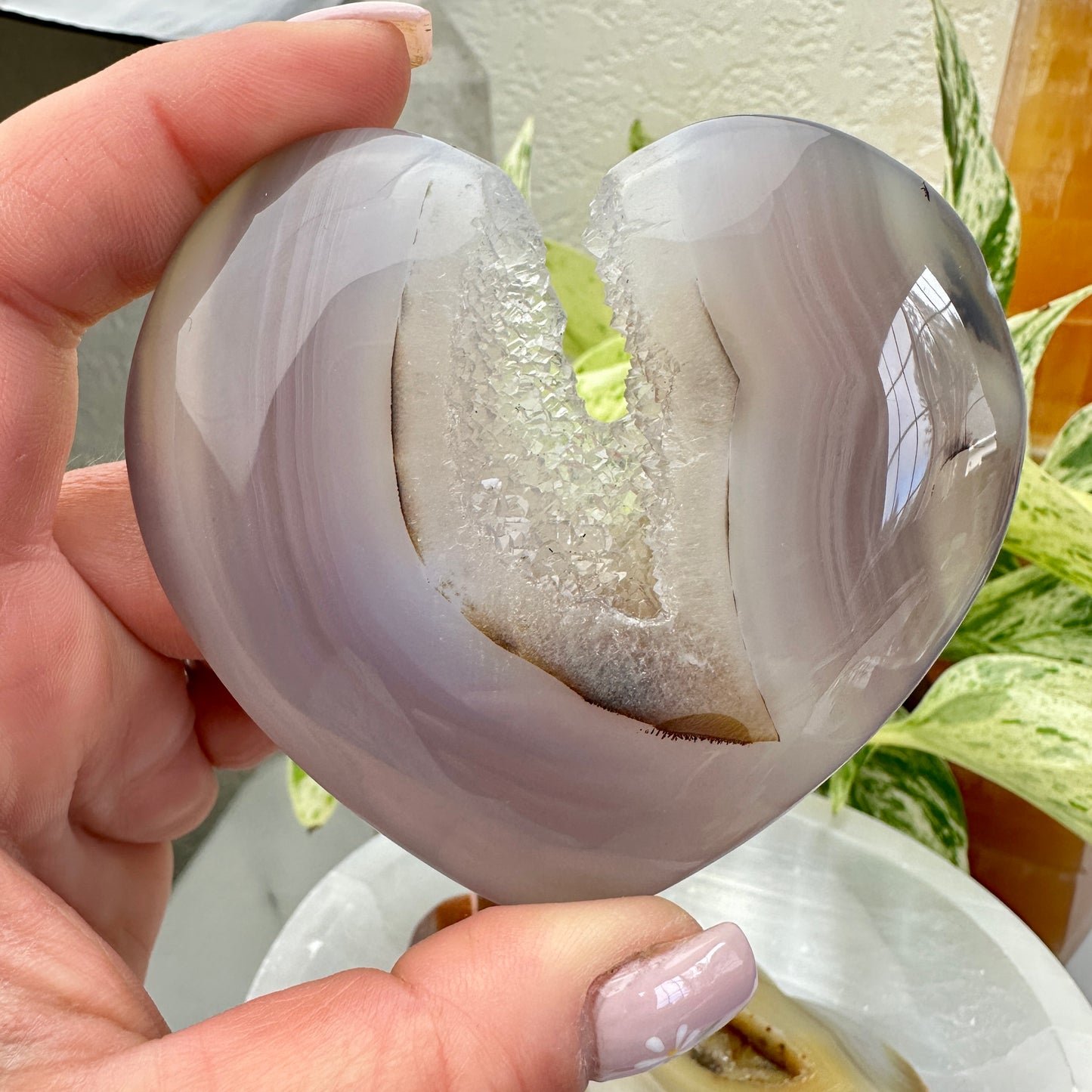 Druzy Agate Hearts - Katie's Mystic Crystals