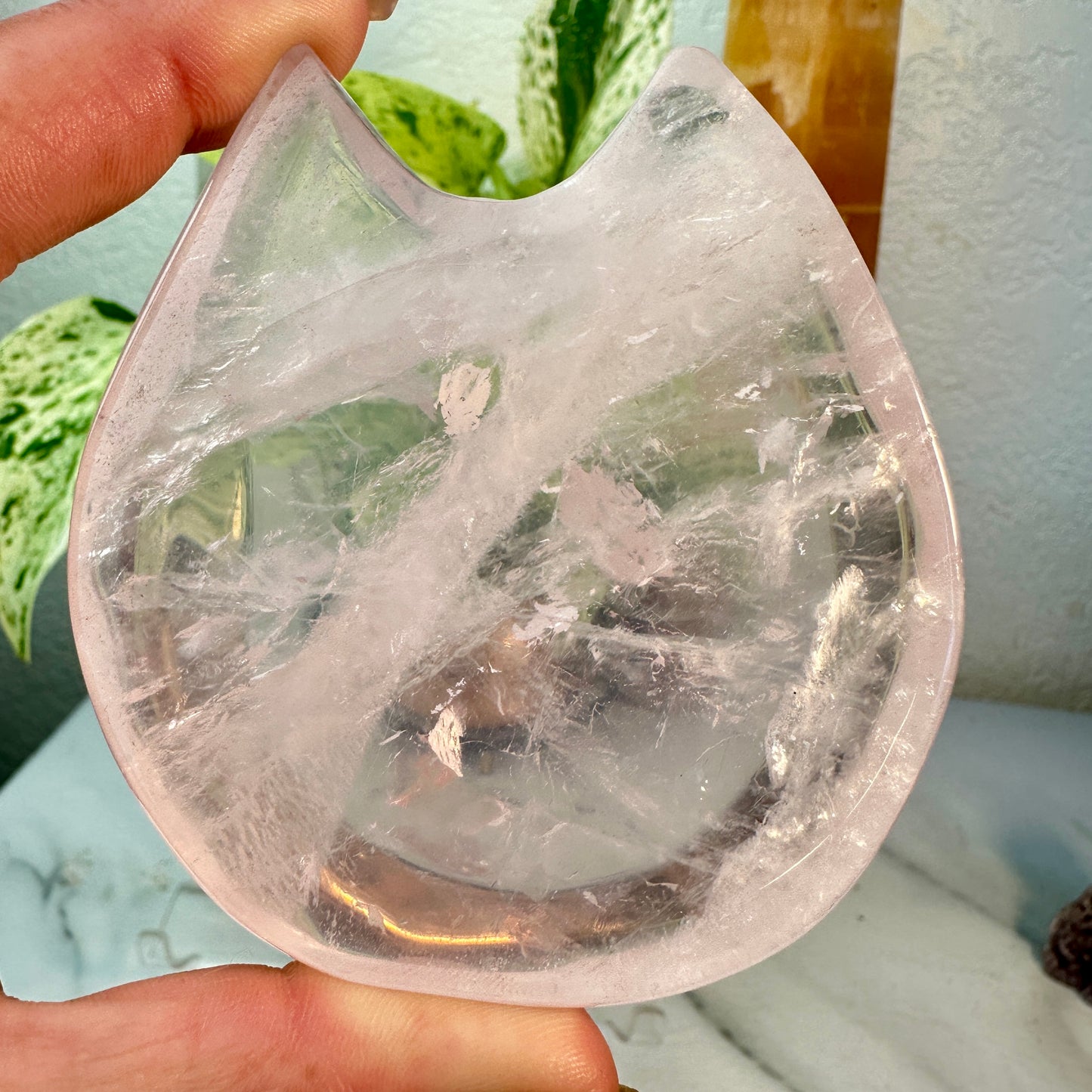 Rose Quartz Cat-Themed Dishes — You Pick
Love | Comfort | Heart Healing