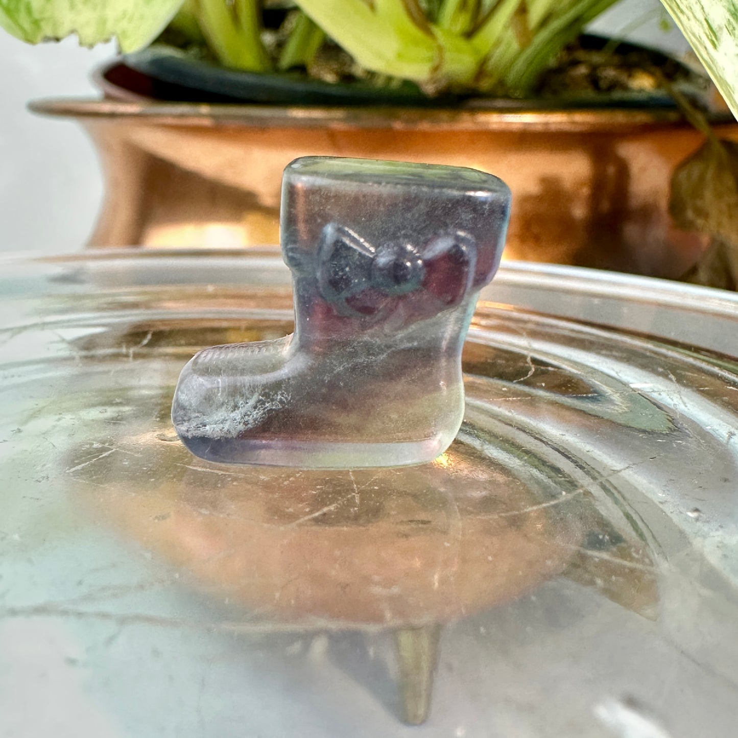 Mini Fluorite Crystal Figurines - Micro Mini Figurines - Natural Crystal Home Decor