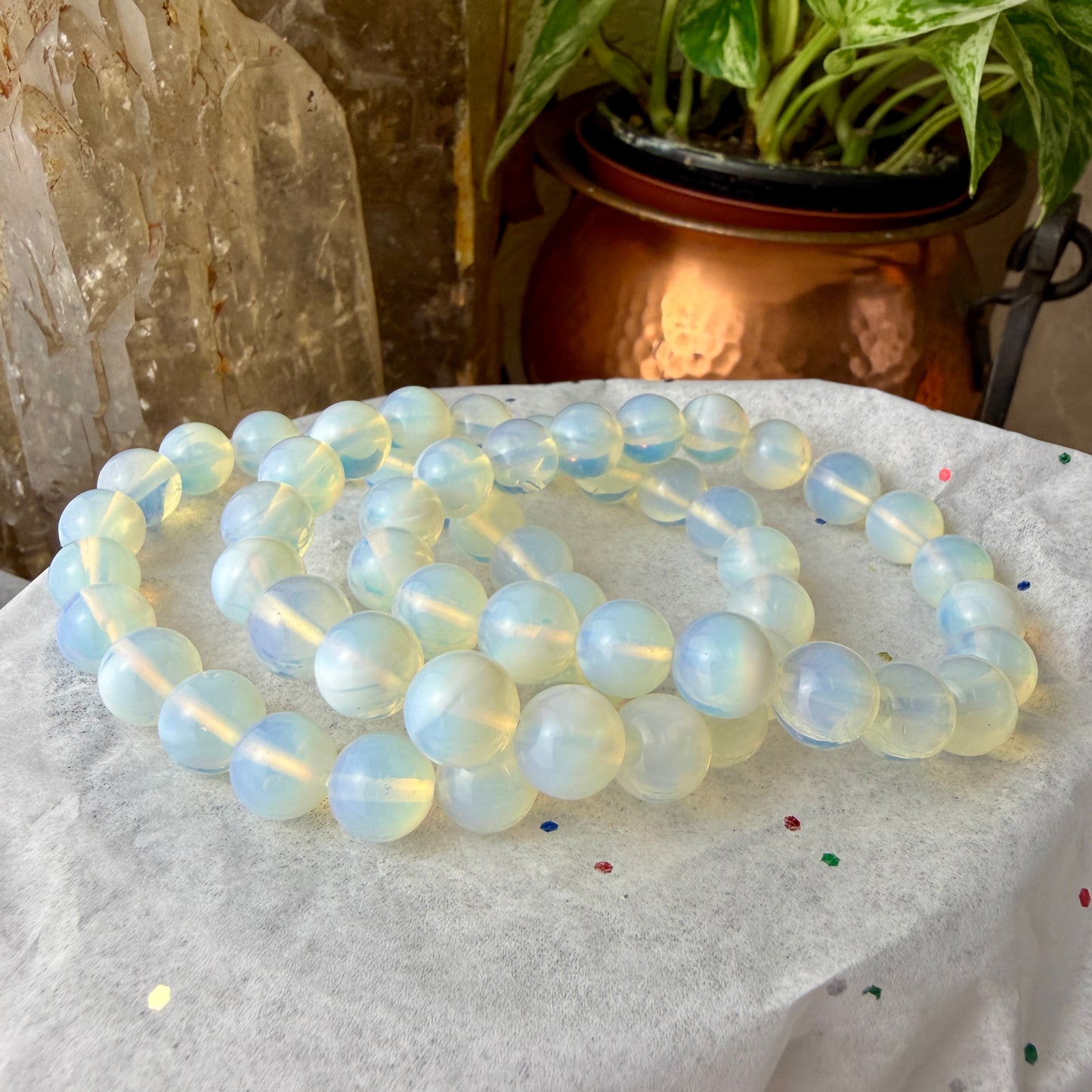 9–16mm Crystal Bead Bracelets – Genuine Gemstones