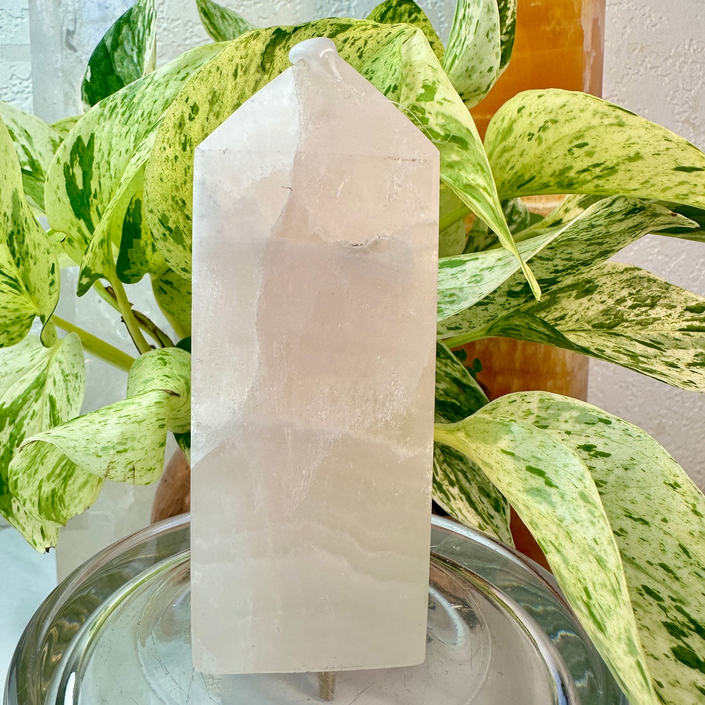 Pale Pink Calcite Towers — 4.1 to 4.8 inch (Imperfect)
Emotional Healing | Compassion | Heart Awakening