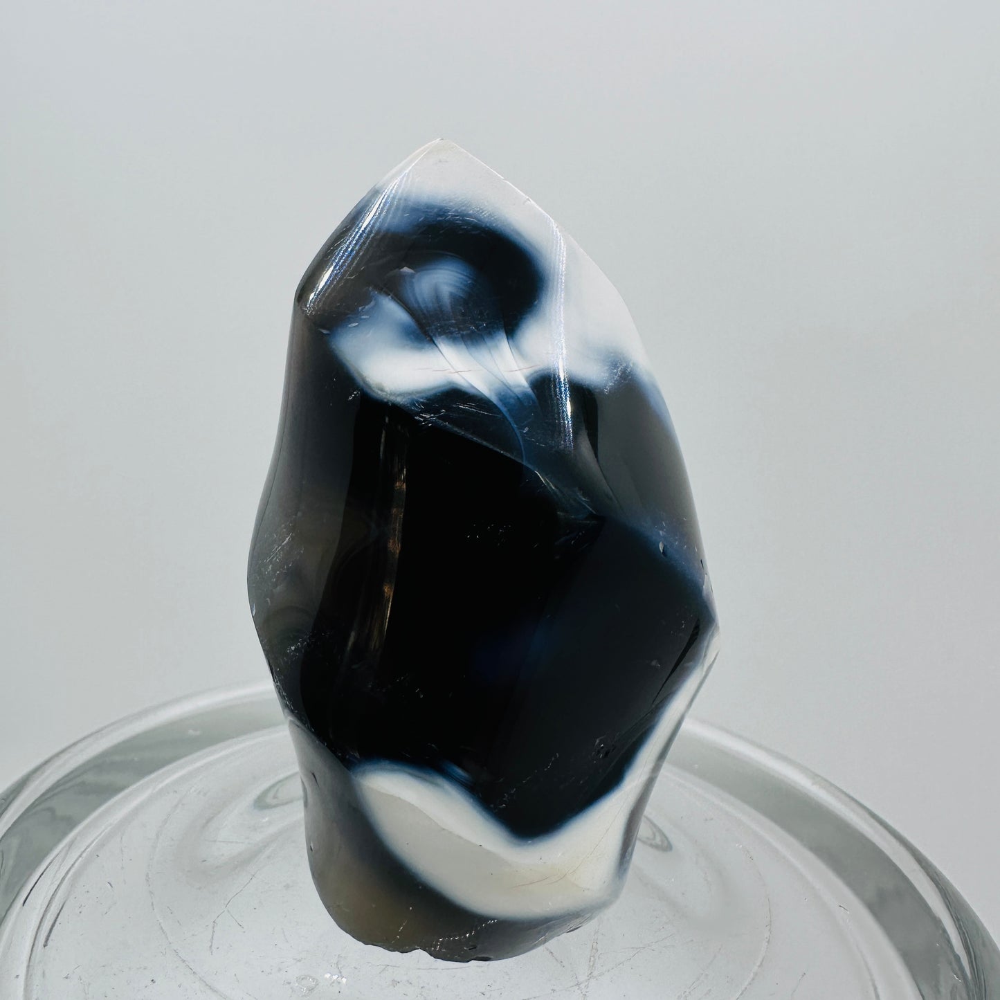 Orca Agate Flames