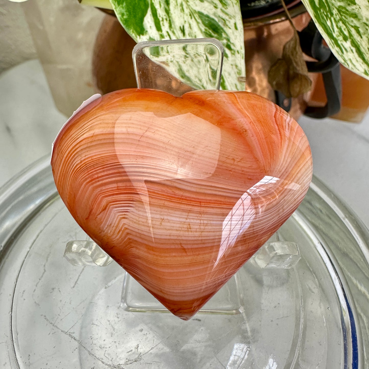 Carnelian Agate Hearts