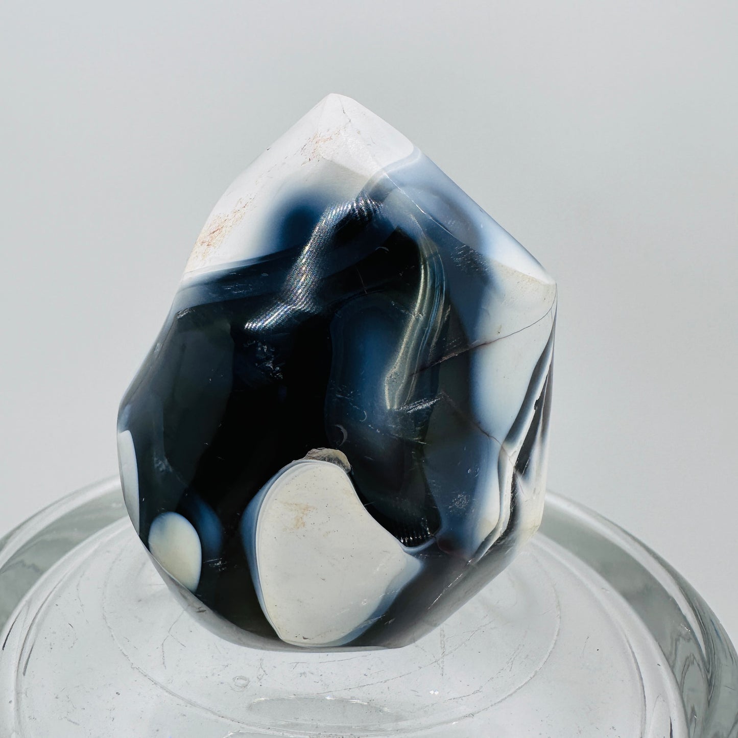 Orca Agate Flames