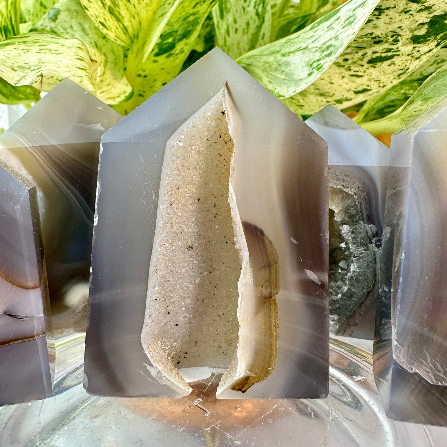 Agate Towers — 2 to 2.4 inch
Stability | Balance | Inner Peace
✨ Imperfect & Intuitively Chosen ✨