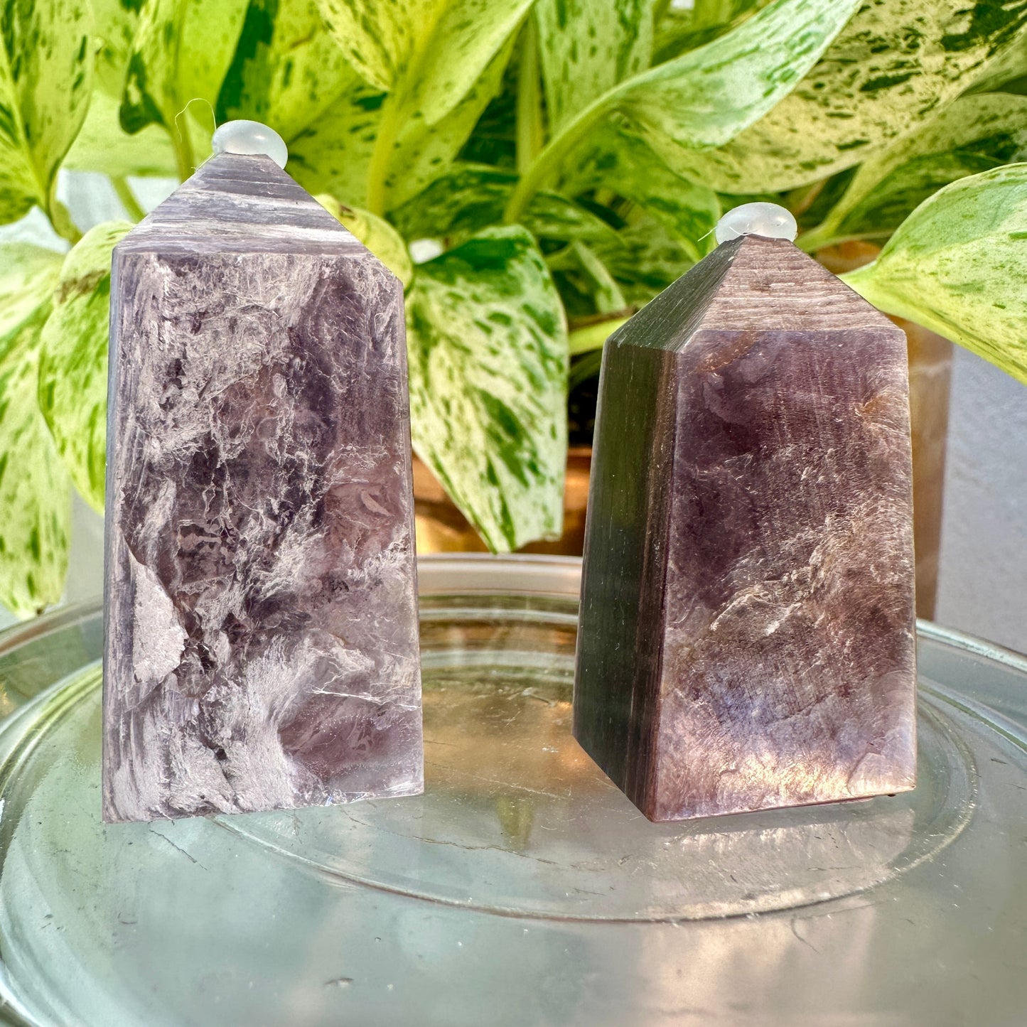 Lithium Mica Tiny Towers — You Pick
Emotional Balance | Calming Energy | Heart & Mind Harmony