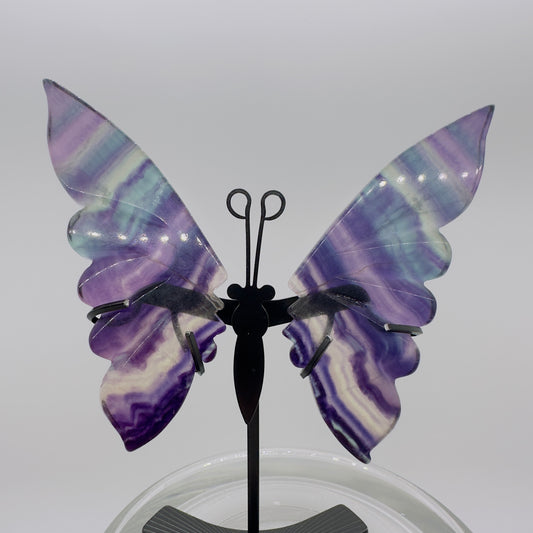 Fluorite Crystal Butterfly Wings - Katie's Mystic Crystals
