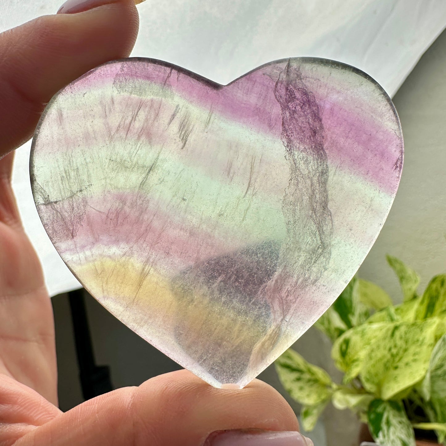 Candy Fluorite Heart