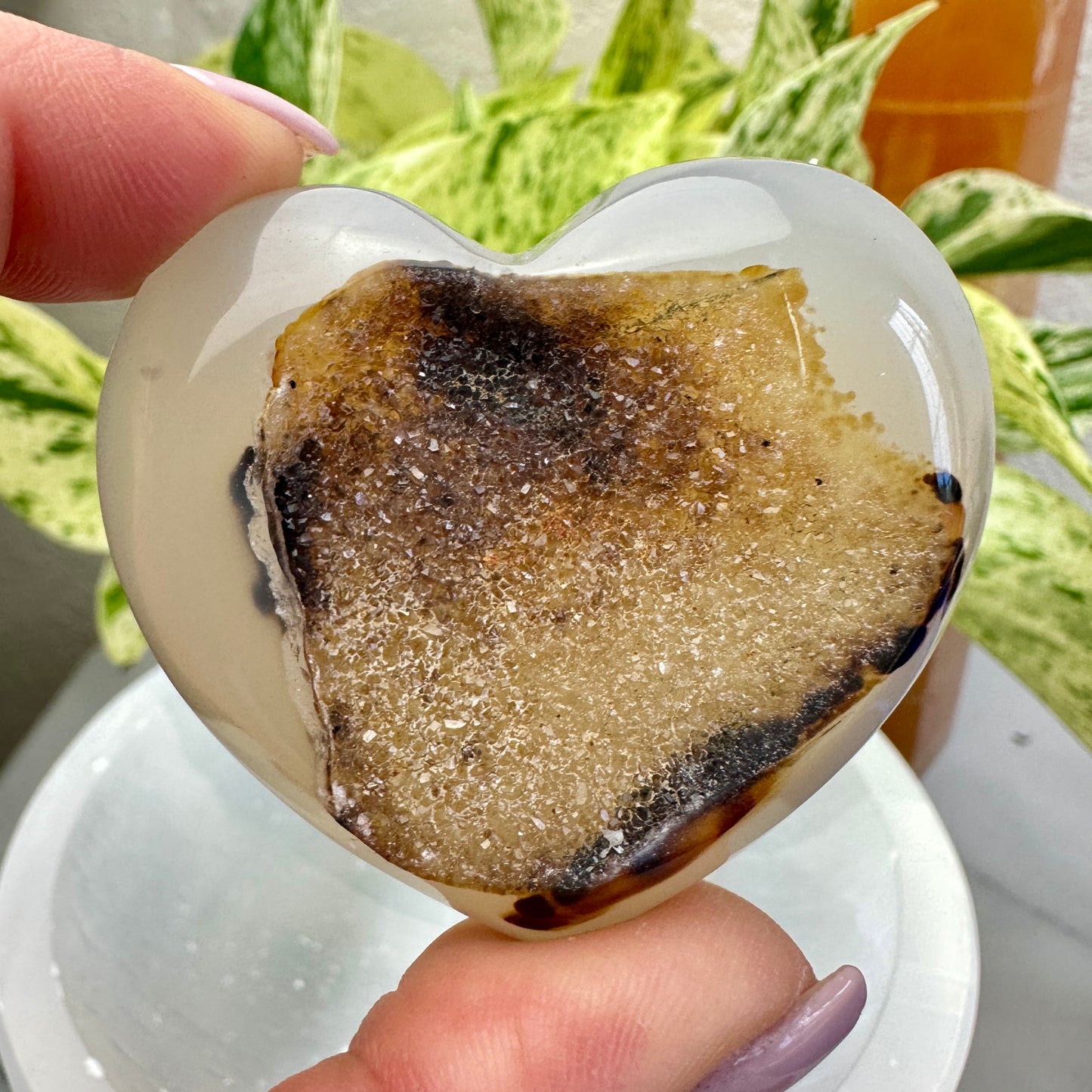 Druzy Agate Hearts - Katie's Mystic Crystals